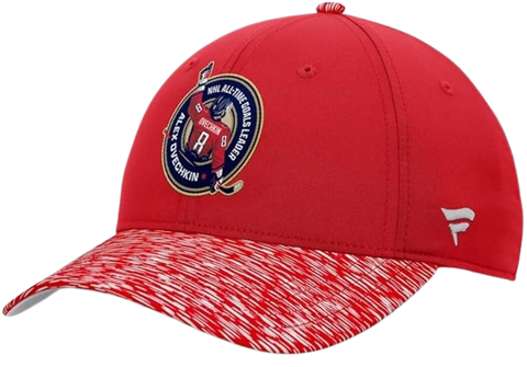 Fanatics Alex Ovechkin Washington Capitals NHL All-Time Leading Goal Scorer Locker Room Adjustable Hat - Red