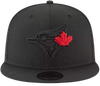 Toronto Blue Jays New Era 59FIFTY Pro Fit Hat - Black With Red Leaf
