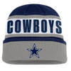 Dallas Cowboys Fanatics Oskie Cuffed Knit Toque - Navy & Gray