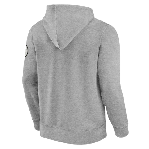Las Vegas Raiders Fanatics Label Maker Pullover Hoodie - Gray
