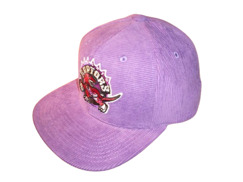 Toronto Raptors Mitchell & Ness Snapback - Corduroy Purple