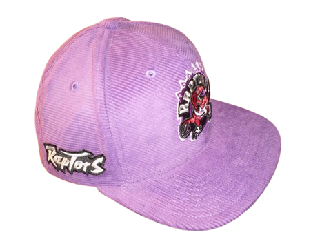 Toronto Raptors Mitchell & Ness Snapback - Corduroy Purple