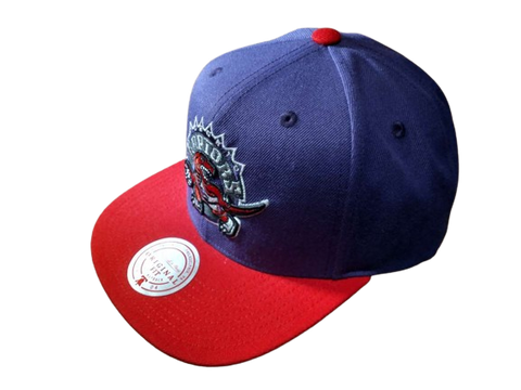 Toronto Raptors Mitchell & Ness Snapback - Purple - Red Brim