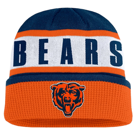 Chicago Bears Fanatics Oskie Cuffed Knit Toque - Navy & Orange