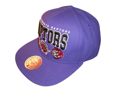 Toronto Raptors Mitchell & Ness Snapback - Multi Logo