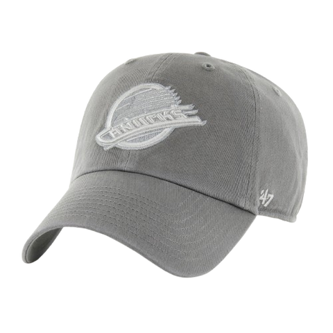 Vancouver Canucks 47 Clean Up Hat - Grey Alt