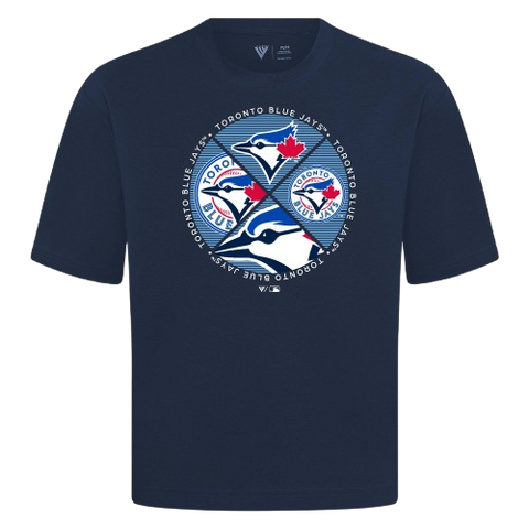 Toronto Blue Jays Luxe Signature Tee Shirt - Navy