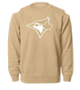 Toronto Blue Jays Twill Fleece Crewneck Sweater - Wheat