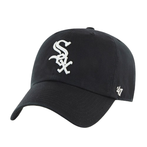 Chicago White Sox 47 Clean Up Hat - Black