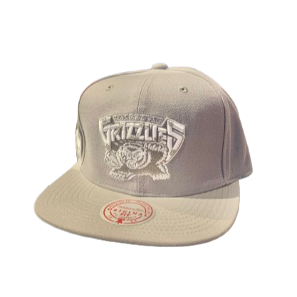 Vancouver Grizzlies Mitchell & Ness Snapback - Grey on Grey