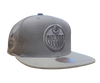 Edmonton Oilers Mitchell & Ness Snapback - Grey on Grey