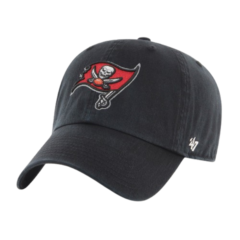 Tampa Bay Buccaneers 47 Clean Up Hat- Black