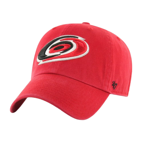 Carolina Hurricanes 47 Clean Up Hat - Red