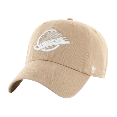 Vancouver Canucks 47 Clean Up Hat - Khaki