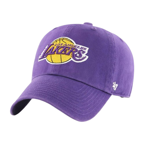 Los Angeles Lakers 47 Clean Up Hat - Purple