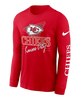 Kansas City Chiefs Rewind Nike NFL Long-Sleeve Shirt - Red