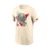 Kansas City Chiefs Rewind Essential Cotton T-Shirt - Beige