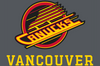 Vancouver Canucks Skate Logo Long Sleeve Levelwear Hometown Tee - Gray