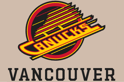 Vancouver Canucks Skate Logo Levelwear Hometown Tee - Natural Beige
