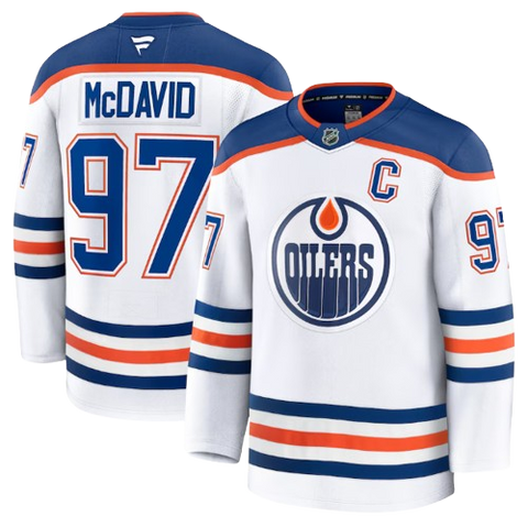 Connor McDavid Edmonton Oilers Fanatics Premium Jersey - Away
