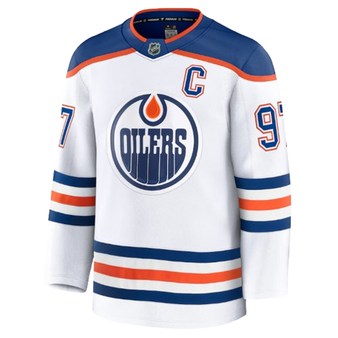 Connor McDavid Edmonton Oilers Fanatics Premium Jersey - Away