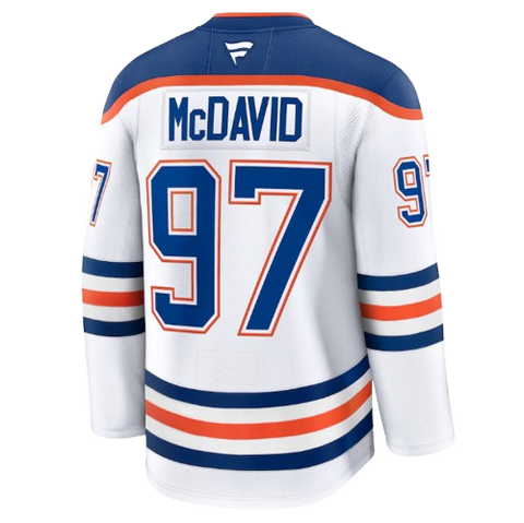 Connor McDavid Edmonton Oilers Fanatics Premium Jersey - Away