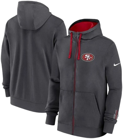 San Francisco 49ers Nike Primetime Club Full-Zip Hoodie