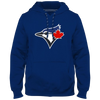 Toronto Blue Jays Bird Head Twill Logo Hoodie - Blue