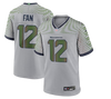 12s Seattle Seahawks Rivalry Nike Game Jersey - Wolf Grey