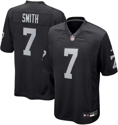 Geno Smith Las Vegas Raiders Nike Game Jersey Home - Black