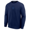 Toronto Maple Leafs Tri-Blend Crewneck Sweatshirt - Navy