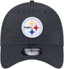 New Era Pittsburgh Steelers Tonal Camo 39THIRTY Stretch Fit Hat - Black