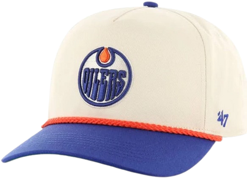 Edmonton Oilers '47 Rope TT Hitch Hat - Bone