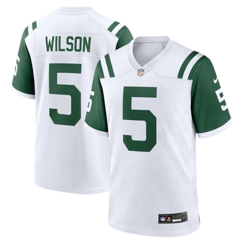 Garrett Wilson New York Jets Nike Game Jersey - Throwback White