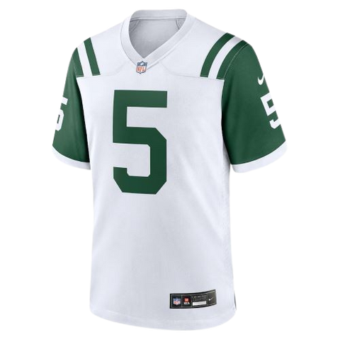 Garrett Wilson New York Jets Nike Game Jersey - Throwback White