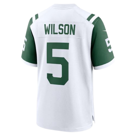 Garrett Wilson New York Jets Nike Game Jersey - Throwback White