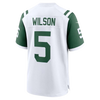 Garrett Wilson New York Jets Nike Game Jersey - Throwback White