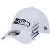 Seattle Seahawks New Era 39THIRTY White Stretch Fit Hat