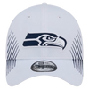 Seattle Seahawks New Era 39THIRTY White Stretch Fit Hat