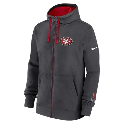 San Francisco 49ers Nike Primetime Club Full-Zip Hoodie