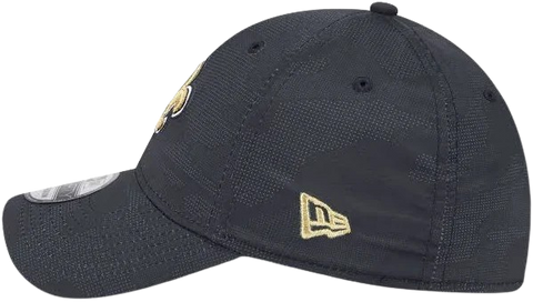 New Era New Orleans Saints Tonal Camo 39THIRTY Stretch Fit Hat - Black
