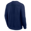 Toronto Maple Leafs Tri-Blend Crewneck Sweatshirt - Navy