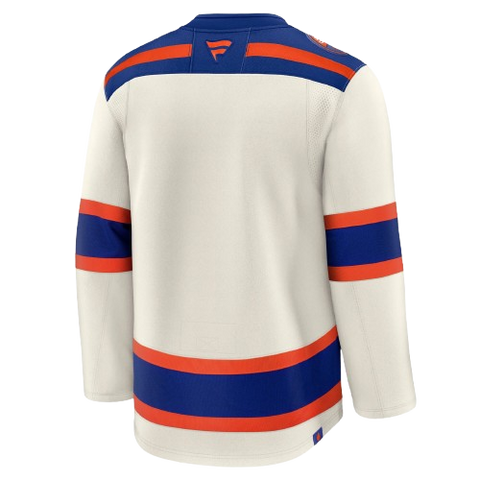 Edmonton Oilers Fanatics Premium Jersey Alternate - Cream