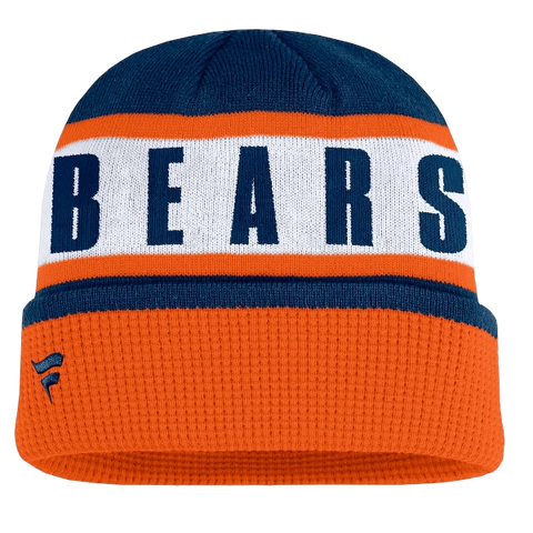 Chicago Bears Fanatics Oskie Cuffed Knit Toque - Navy & Orange