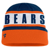 Chicago Bears Fanatics Oskie Cuffed Knit Toque - Navy & Orange