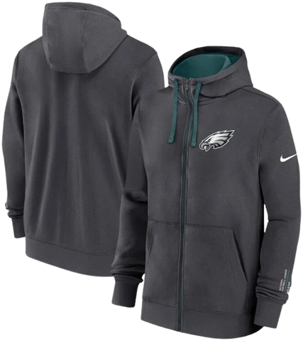 Philadelphia Eagles Nike Primetime Club Full-Zip Hoodie