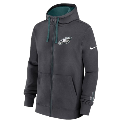 Philadelphia Eagles Nike Primetime Club Full-Zip Hoodie