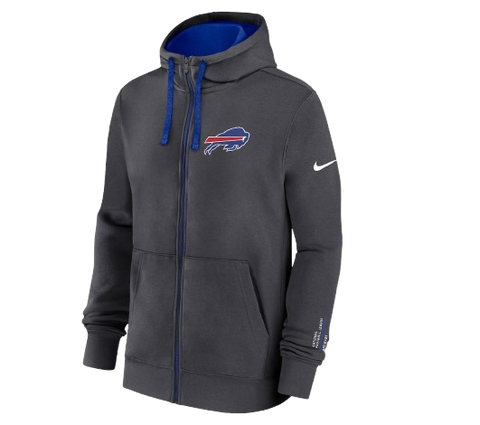 Buffalo Bills Nike Primetime Club Full-Zip Hoodie