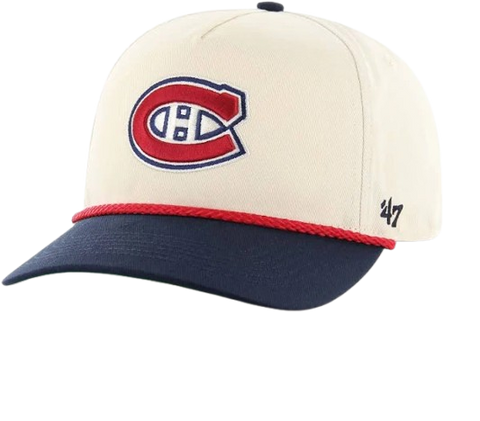 Montreal Canadiens '47 Rope TT Hitch Hat - Bone