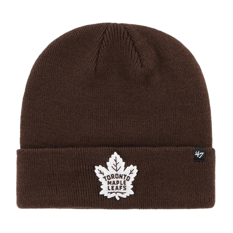 Toronto Maple Leafs Vintage '47 Single Fold Toque - Chocolate